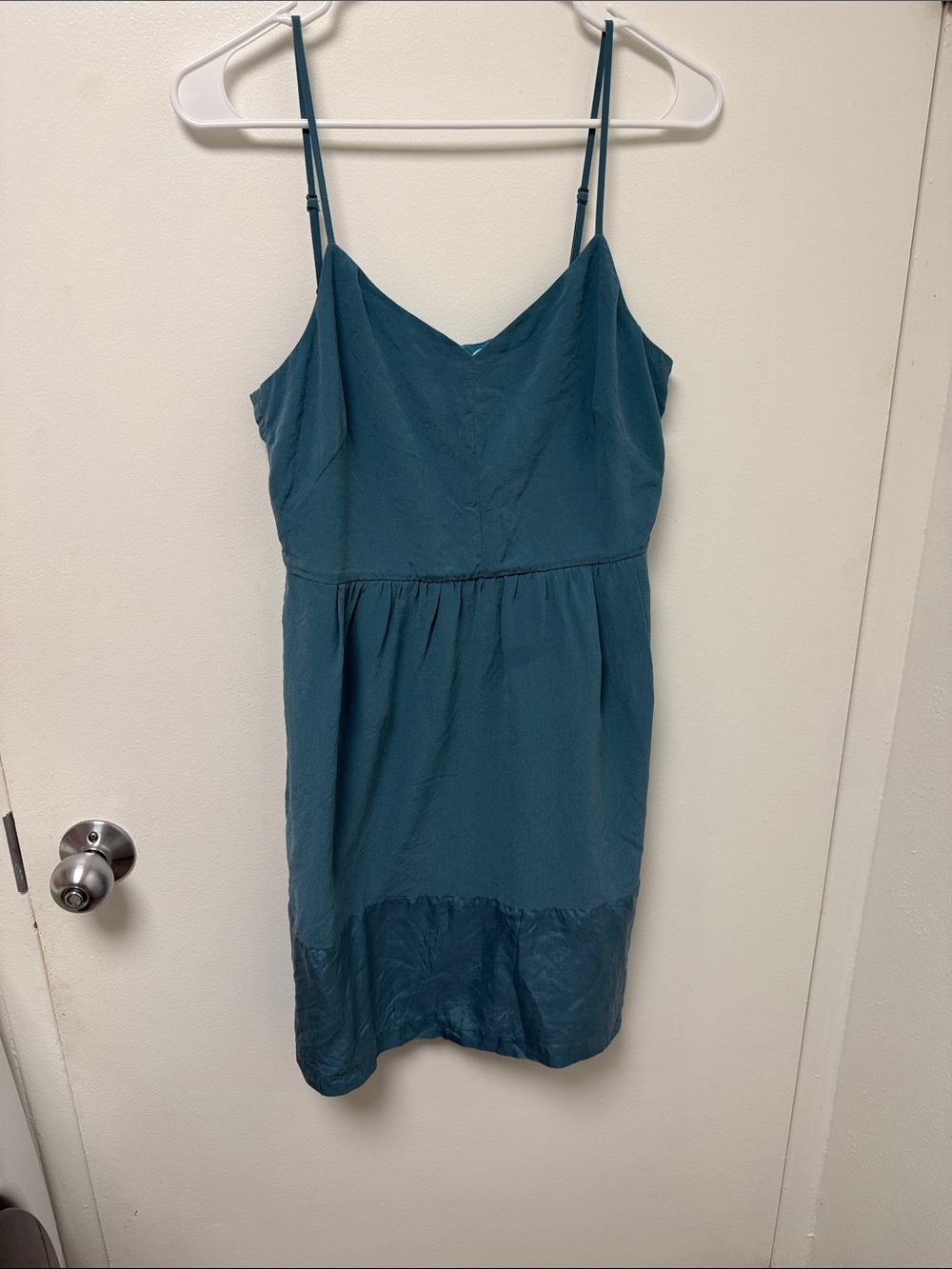 Madewell Turquoise Slip Dress